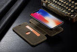 CASEME H2 Series Detachable 2-in-1 Stand Leather Magnetic Phone Case for Samsung S-Series