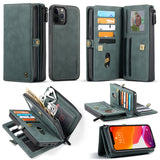 CaseMe-018 Magnetic Detachable 2 in 1 Multi-functional Horizontal Flip Leather Case For Samsung