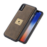 CASEME H2 Series Detachable 2-in-1 Stand Leather Magnetic Phone Case for iPhones